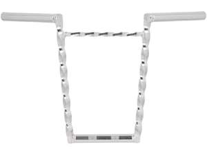 Handlebar fork plate 35 cm turned with chrome strut Handlebar fork plate 35 cm turned with chrome strut